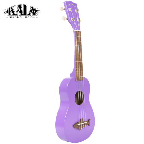 Kala Makala Series Shark Bridge Satin Finish Purple Soprano Ukulele with Bag Kala Makala Series Shark Bridge Satin Finish Purple Soprano Ukulele with Bag