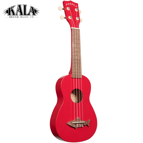 Kala Makala Series Shark Bridge Satin Finish Red Soprano Ukulele with Bag Kala Makala Series Shark Bridge Satin Finish Red Soprano Ukulele with Bag