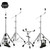 Mapex Armory HP8005 800 Series Chrome Hardware Pack with Two Booms, Snare Stand, Hi-Hat Stand and Single Pedal Mapex Armory HP8005 800 Series Chrome Hardware Pack with Two Booms, Snare Stand, Hi-Hat Stand and Single Pedal