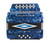 Rossetti 3412 34 Button 3 Switch Diatonic Accordion - Blue Rossetti 3412 34 Button 3 Switch Diatonic Accordion - Blue