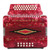Rossetti 3112 31 Button Diatonic Accordion - Red Rossetti 3112 31 Button Diatonic Accordion - Red