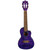 Lanikai QM-PUCEC Quilted Maple Purple Stain Concert Acoustic Electric Ukulele With Foam Case Lanikai QM-PUCEC Quilted Maple Purple Stain Concert Acoustic Electric Ukulele With Foam Case