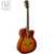 J.N Guitars Bessie Auditorium Thin Body Acoustic Electric Guitar Cherryburst J.N Guitars Bessie Auditorium Thin Body Acoustic Electric Guitar Cherryburst