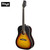 Stagg SA35 DS-VS LH Dreadnought Acoustic Guitar with Slope Shoulder Sunburst Left Hand Stagg SA35 DS-VS LH Dreadnought Acoustic Guitar with Slope Shoulder Sunburst Left Hand