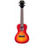 Kala KA-FMCB-C Gloss Flamed Maple Concert Cherry Burst Ukulele Gloss Finish