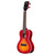 Kala KA-FMCB-C Gloss Flamed Maple Concert Cherry Burst Ukulele Gloss Finish