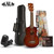 Kala Makala Series Beginner Soprano Ukulele Pack with Bag, Tuner, Instructions Kala Makala Series Beginner Soprano Ukulele Pack with Bag, Tuner, Instructions