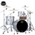 Mapex Saturn Evolution Hybrid Organic Rock 3PC Shell Pack Iridium Silver Lacquer SE426XHPD Mapex Saturn Evolution Hybrid Organic Rock 3PC Shell Pack Iridium Silver Lacquer SE426XHPD