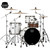 Mapex Saturn Evo Hybrid Straight Ahead 3PC Drum Shell Pack Polar White Lacquer SE401XHBPI Mapex Saturn Evo Hybrid Straight Ahead 3PC Drum Shell Pack Polar White Lacquer SE401XHBPI