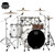 Mapex Saturn Evolution Fusion 4-Piece Maple Shell Pack Polar White Lacquer SE504XMBPI Mapex Saturn Evolution Fusion 4-Piece Maple Shell Pack Polar White Lacquer SE504XMBPI