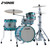 Sonor AQ2 SAFARI 4-Piece Drum Shell Pack Aqua Silverburst Lacquer AQ2-SAFARIWMCASB
