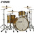 Sonor SQ1 3 Piece 24" Birch Drum Shell Pack Satin Gold Metallic SQ1-324NMCSGM