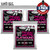 3-PACK Ernie Ball 2814 Super Slinky Flatwound Electric Bass Guitar Strings 45-100