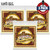 3-PACK Ernie Ball 2010 Earthwood 80/20 Bronze 12-String Acoustic Guitar Strings 09-46