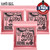 3-PACK Ernie Ball 2217 Zippy Slinky Nickel Wound Electric Guitar Strings 7-36
