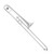 Jupiter JTB1100SQ Tenor Key of Bb Silver Plated Slide Trombone With Hard Case Jupiter JTB1100SQ Tenor Key of Bb Silver Plated Slide Trombone With Hard Case