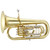 Jupiter JEP1020 Key of Bb Intermediate Lacquered Brass Body Euphonium With Case Jupiter JEP1020 Key of Bb Intermediate Lacquered Brass Body Euphonium With Case