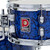 Premier Artist Heritage 20" 4PC Drum Shell Pack Blue Pearl PAH20-4SPBPW Premier Artist Heritage 20" 4PC Drum Shell Pack Blue Pearl PAH20-4SPBPW