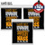 3-PACK Ernie Ball 2843 Hybrid Slinky Stainless Steel Electric Bass String 45-105