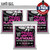 3-PACK Ernie Ball 2593 Super Slinky Flatwound Electric Guitar Strings 9-42