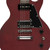 Stagg SEL-HB90 CHERRY Solid Mahogany Flat Top P90 Electric Guitar - Cherry