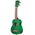 Kala KA-MRT-GRN-S Meranti Soprano Fern Green Ukulele Satin Finish  Kala KA-MRT-GRN-S Meranti Soprano Fern Green Ukulele Satin Finish