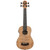 Kala U-BASS Quilted Ash Acoustic Electric Ukulele Bass With Bag UBASS-QA-FS