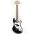 Kala UBASS Solid Body 4-String Fretted Electric Bass Jet Black UBASS-SB-BK-FS Kala UBASS Solid Body 4-String Fretted Electric Bass Jet Black UBASS-SB-BK-FS