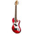 Kala UBASS Solid Body 4-String Fretted Electric Bass Red UBASS-SB-RD-FS Kala UBASS Solid Body 4-String Fretted Electric Bass Red UBASS-SB-RD-FS