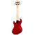 Kala UBASS Solid Body 4-String Fretted Electric Bass Red UBASS-SB-RD-FS Kala UBASS Solid Body 4-String Fretted Electric Bass Red UBASS-SB-RD-FS