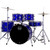 Mapex COMET 5-Piece 20" BD Complete Drum Kit Indigo Blue CM5044FTCIB