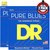2-PACK DR PB-45 Pure Blues Quantum Nickel Electric Bass Guitar Strings 45-105