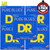 5-PACK DR PHR-9 Pure Blues Pure Nickel Electric Guitar Strings Light 9-42
