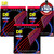 3-PACK DR NRA-10 Hi-Def Neon Red K3 Coated Acoustic Guitar Strings 10-48