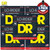 5-PACK DR MH-45 Lo-Rider Stainless Steel Electric Bass Guitar Strings 45-105