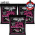3-PACK Ernie Ball 2737 5-String Super Slinky Cobalt Electric Bass Strings 40-125