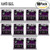 10-PACK Ernie Ball 2811 Power Slinky Flatwound Electric Bass Strings 55-110