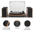 Crosley CR7502A-WA Riff 3-Speed Record Player With Speakers - Walnut