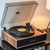 Crosley CR6046A-WAGL Stave 2-Speed Bluetooth Record Player - Walnut/Gold