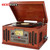 Crosley Musician Entertainment Center Bluetooth 3-Speed Record Player - Paprika