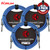 3-PACK Kirlin 20FT 1/4" Straight to Same 20AWG Woven Blue Instrument Cable