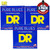 3-PACK DR PHR-9/46 Pure Blues Pure Nickel Electric Guitar Strings 9-46 Light/Medium