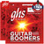2-PACK GHS Electric Boomers GBTNT Thin/Thick Nickel-Plated Steel Guitar Strings 10-52