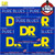 5-PACK DR PHR-12 Pure Blues Pure Nickel Electric Guitar Strings 12-52 Extra Heavy
