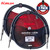 2-PACK Kirlin SBCV-166-03/BK 3FT 16AWG Straight 1/4" Mono Plug Speaker Cable Black