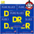 5-PACK DR PHR-11 Pure Blues Pure Nickel Electric Guitar Strings 11-50 Heavy