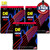 3-PACK DR NRE-11 Hi-Def Neon Red K3 Coated Electric Guitar Strings 11-50