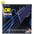 DR NBE-10 Hi-Def Neon Blue K3 Coated Electric Guitar Strings 10-46
