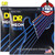 2-PACK DR NBE-10 Hi-Def Neon Blue K3 Coated Electric Guitar Strings 10-46