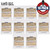 10-PACK Ernie Ball 2350 Bell Bronze Earthwood Acoustic Guitar Strings Extra Light 10-50